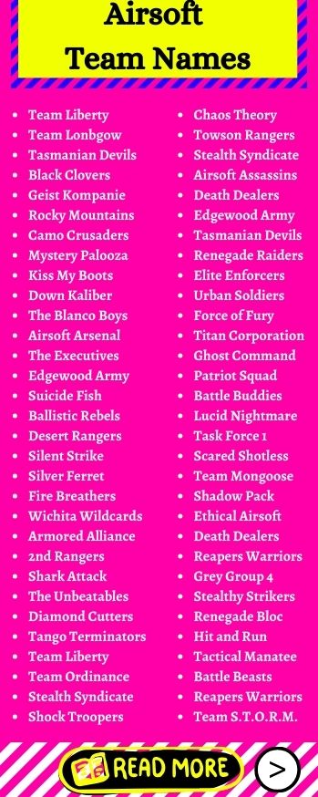 Airsoft Names: 215+ Catchy & Funny Airsoft Team Name Generator